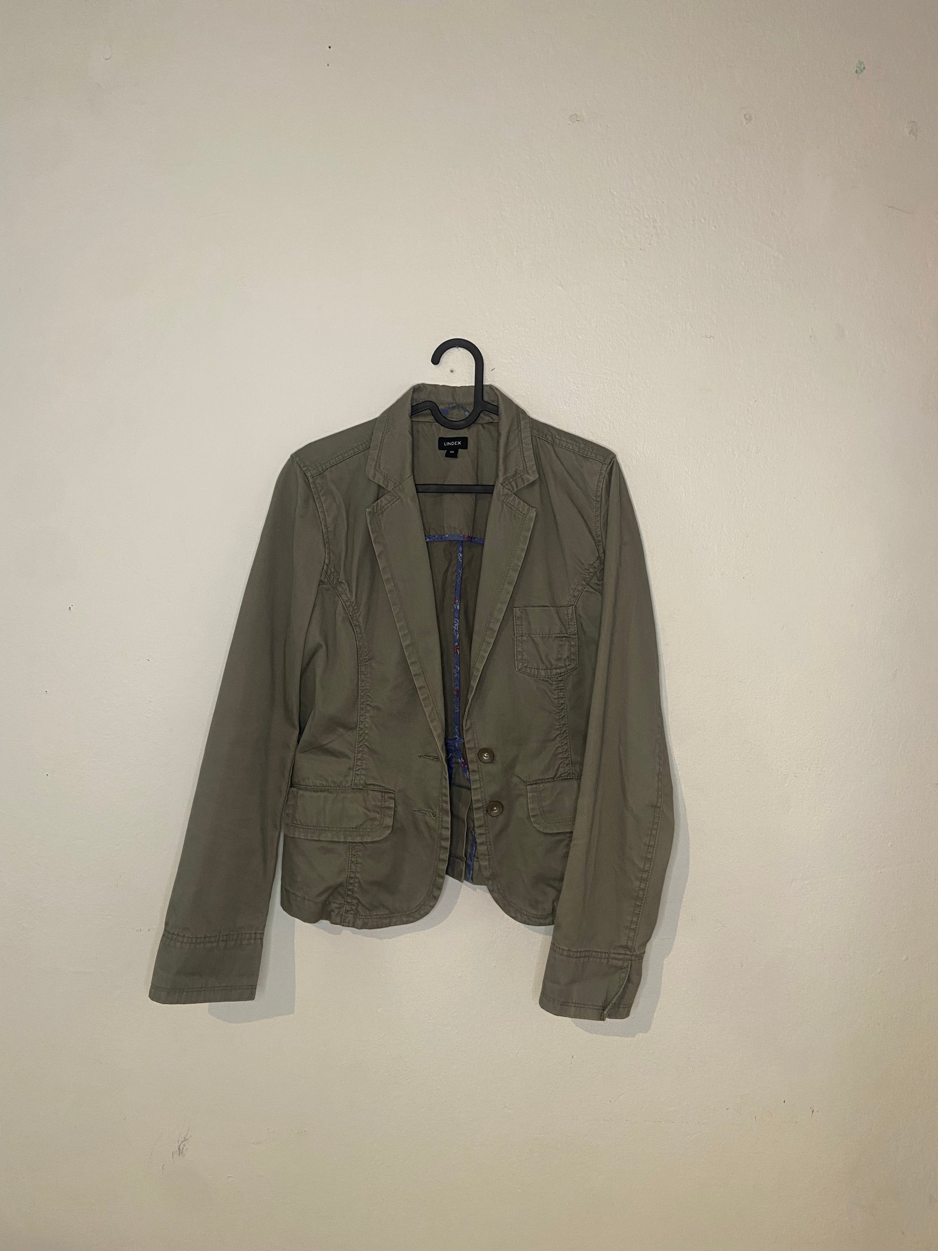 Lindex Olivgrön Kavajblazer