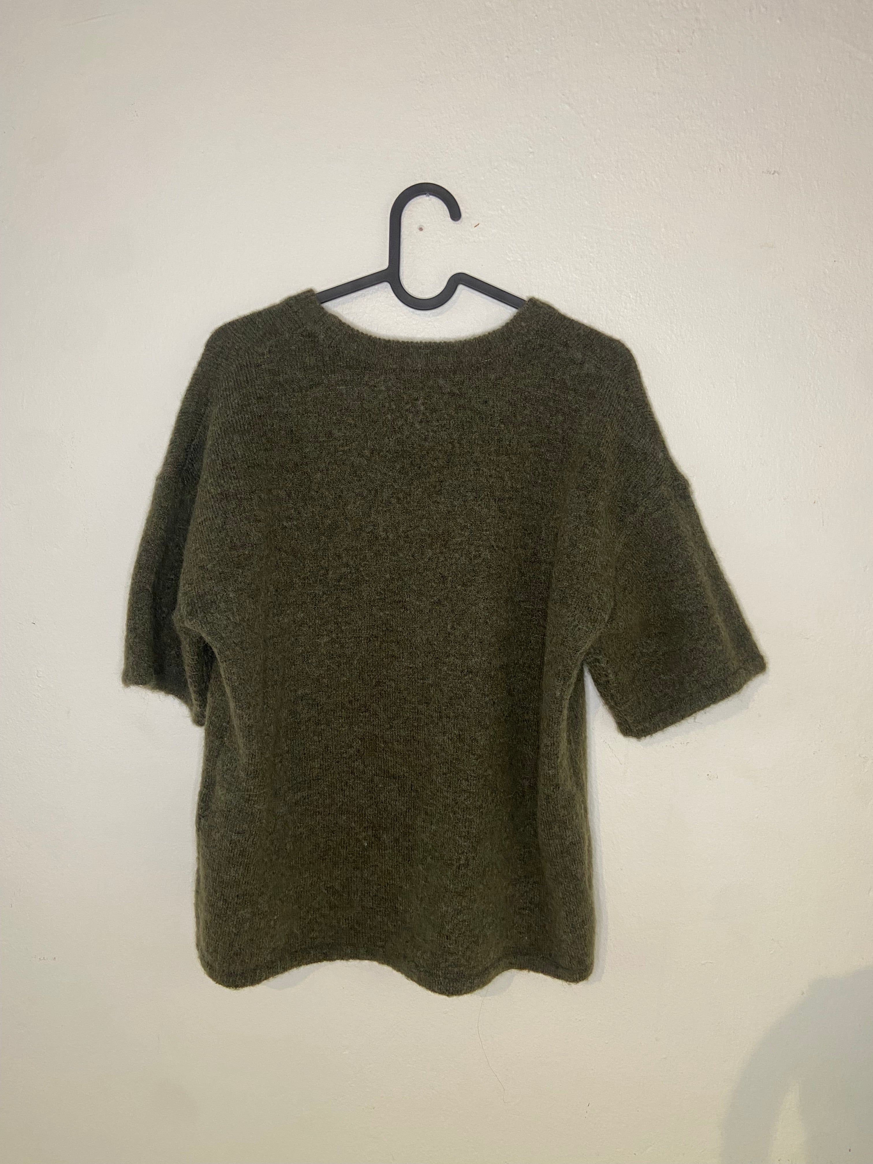 Selected Femme Stickad Tröja i Olivgrönt