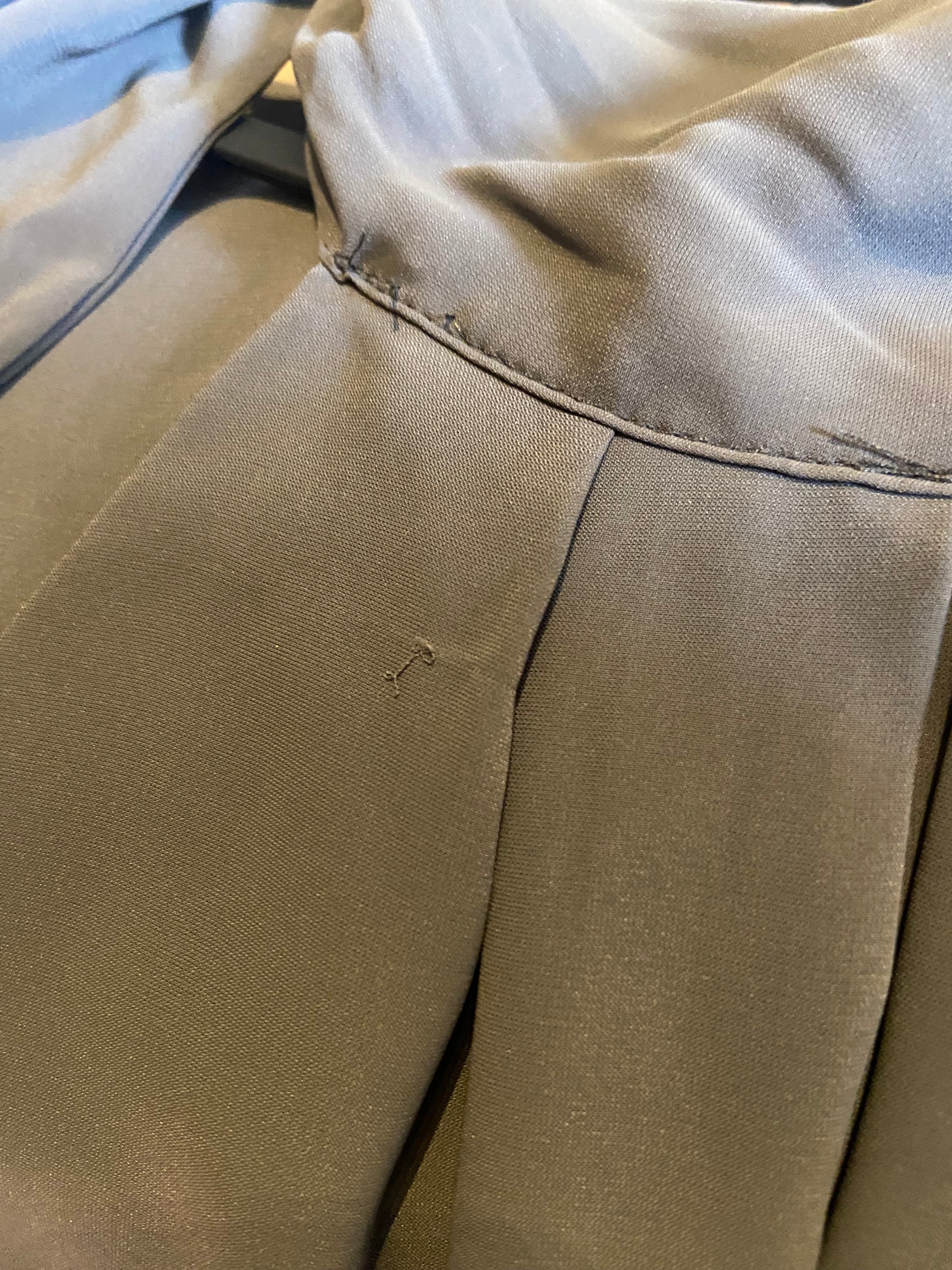 Zara Mörkgrön Halterneck-topp med Ballongkant